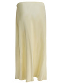 Jupe mi-longue en satin Khaite