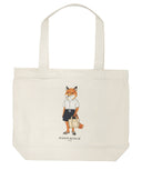 Bolso de hombro grande Maison Kitsuné "Dressed Fox"