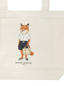 Bolso de hombro grande Maison Kitsuné "Dressed Fox"