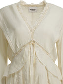 Marant étoile "Damya" Cotton And Linen Short Dress
