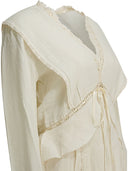 Marant étoile "Damya" Cotton And Linen Short Dress