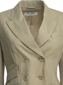 Max Mara Double Breasted Wool Blazer