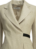 Max Mara Linen Double Breasted Blazer