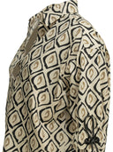 Max Mara Casual Printed Cotton Shirt