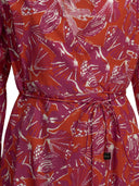 Vestido midi acampanado floral de Max Mara