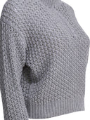 Max Mara Wool Blend Half Zip Sweater