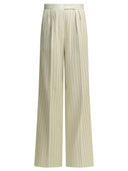 Max Mara - Pantalon ajusté à fines rayures