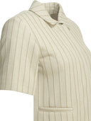 Max Mara Blazer à fines rayures