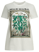 Max Mara Crew Neck T Shirt With Logo