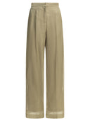Pantalon ajusté en soie Pianoforte Max Mara