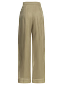 Pantalon ajusté en soie Pianoforte Max Mara