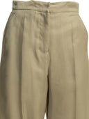 Pantalon ajusté en soie Pianoforte Max Mara