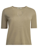 Max Mara Pure Silk Blend Round Neck Sweater