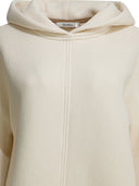 Max Mara Pure Hooded Sweatshirt With Tone On Tone Logo