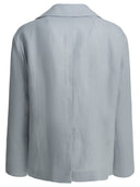 MaxMara S Blazer cruzado de lino