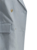 MaxMara S Blazer cruzado de lino