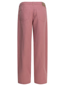 MaxMara S Pantalones casuales de lino y algodón