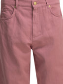 MaxMara S Pantalones casuales de lino y algodón