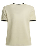 Max Mara S Linen Crew Neck Sweater