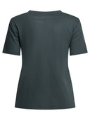 Max Mara S Crew Neck T Shirt With Jewel Embroidery