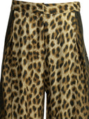 Max Mara Sportmax Pantalon décontracté à motif animal