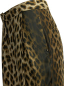 Max Mara Sportmax Pantalon décontracté à motif animal