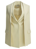 Max Mara Sportmax Blazer sin mangas de dos piezas