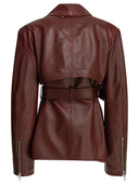 Max Mara Sportmax - Veste en cuir deux pièces