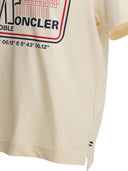 Moncler Grenoble Crew Neck T Shirt With Logo Print