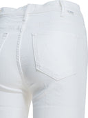 Mother Denim "Hustler Ankle Fray" Flared Jeans