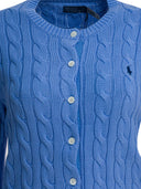 Polo Ralph Lauren Braided Crewneck Cardigan With Logo