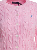 Polo Ralph Lauren Braided Crewneck Cardigan With Logo