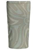 Pucci Jupe Midi "Marmo Lamé"