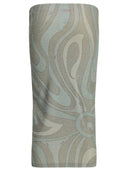 Pucci Jupe Midi "Marmo Lamé"