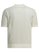 Rakkì Textured Knit Polo Shirt Buttons
