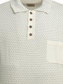 Rakkì Textured Knit Polo Shirt Buttons