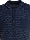 Rakkì Textured Knit Polo Shirt Buttons