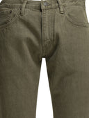 Rrl By Ralph Lauren "Olive" Straight Leg Jeans