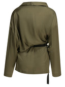 Chemise drapée en viscose Sa Su Phi