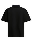 Sacai Short Sleeved Polo Shirt With Zipper