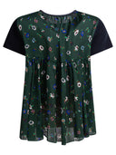 Sacai Floral Crewneck T Shirt