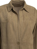 Veste en cuir suédé Salvatore Santoro