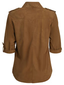 Salvatore Santoro Casual Suede Shirt