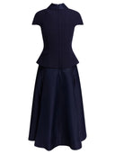 Self Portrait Taffeta Boucle Midi Dress