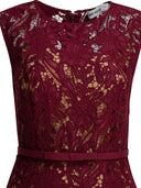 Self Portrait Lace Sheath Midi Dress