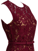 Self Portrait Lace Sheath Midi Dress