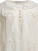 Self Portrait Georgette Lace Blouse