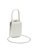 Borsa Autoritratto A Mano Mini In Pelle Di Coccordillo