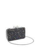 Pochette en tricot multicolore Self Portrait