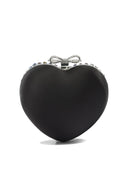 Self Portrait Heart Clutch With Crystals